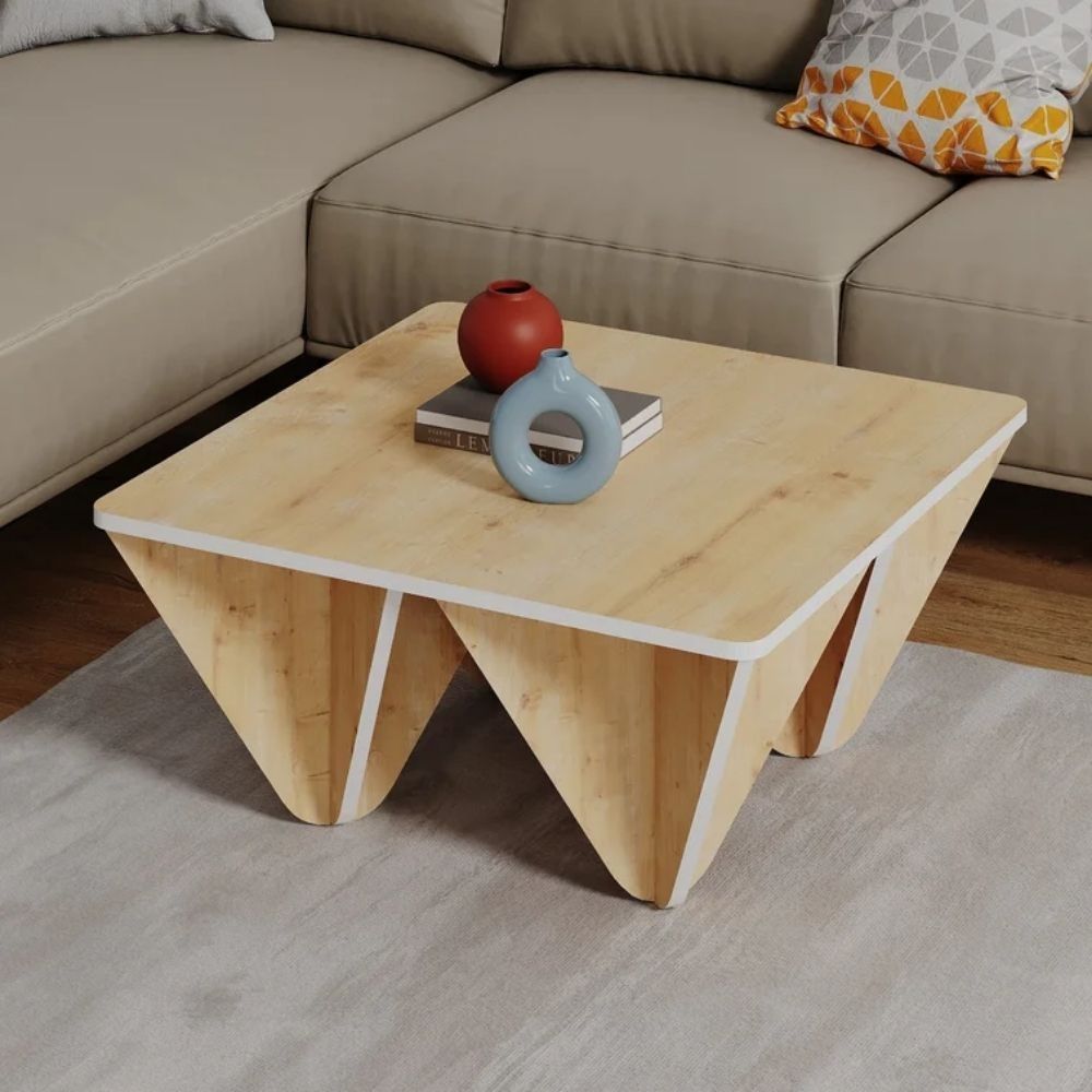 Tavolino comodino di design Elos colore bianco 25x25x60h destro