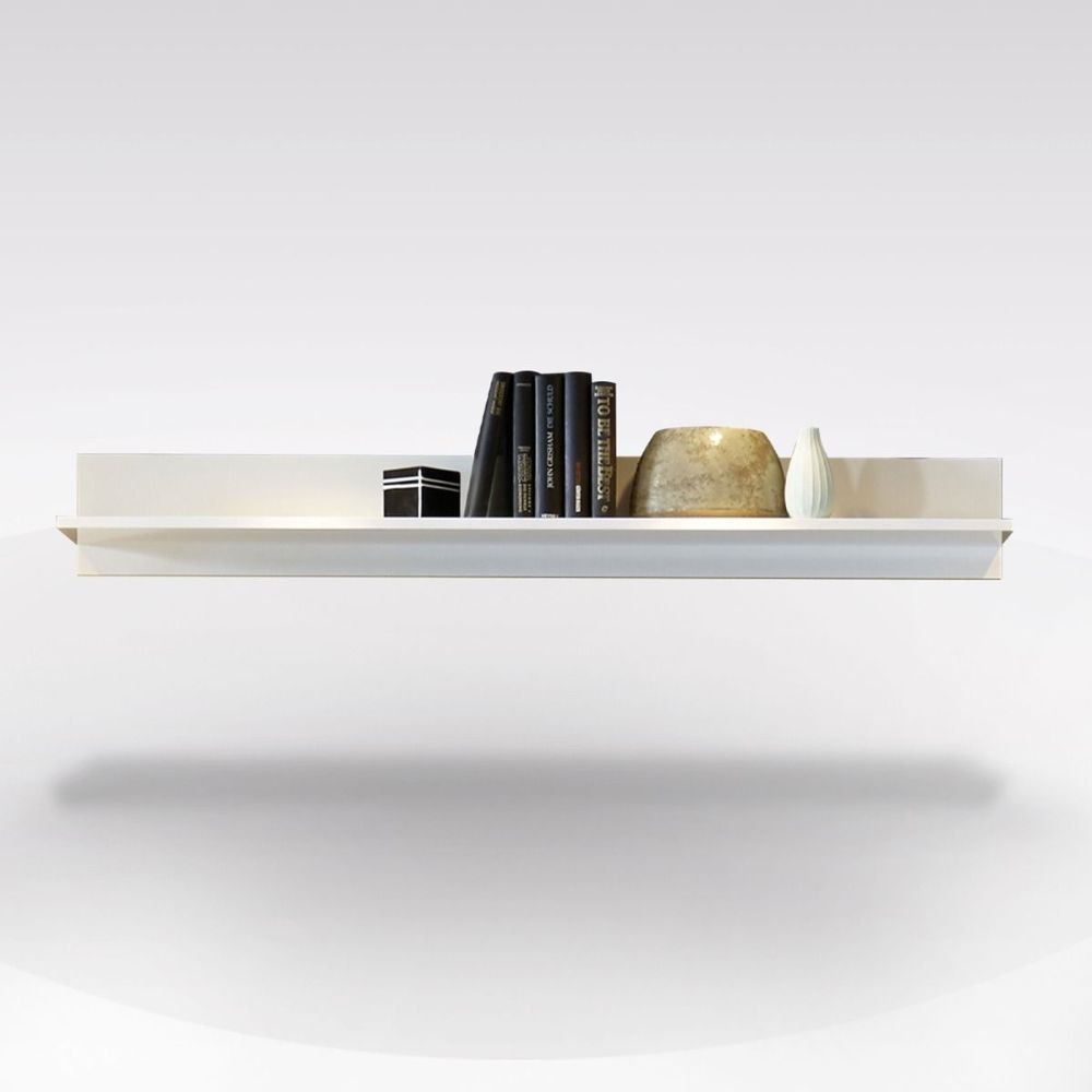 Mensola da ingresso sospesa/tavolo da ingresso stretto con cassetti  nascosti, colore rovere bianco/japandi e minimalista -  Italia