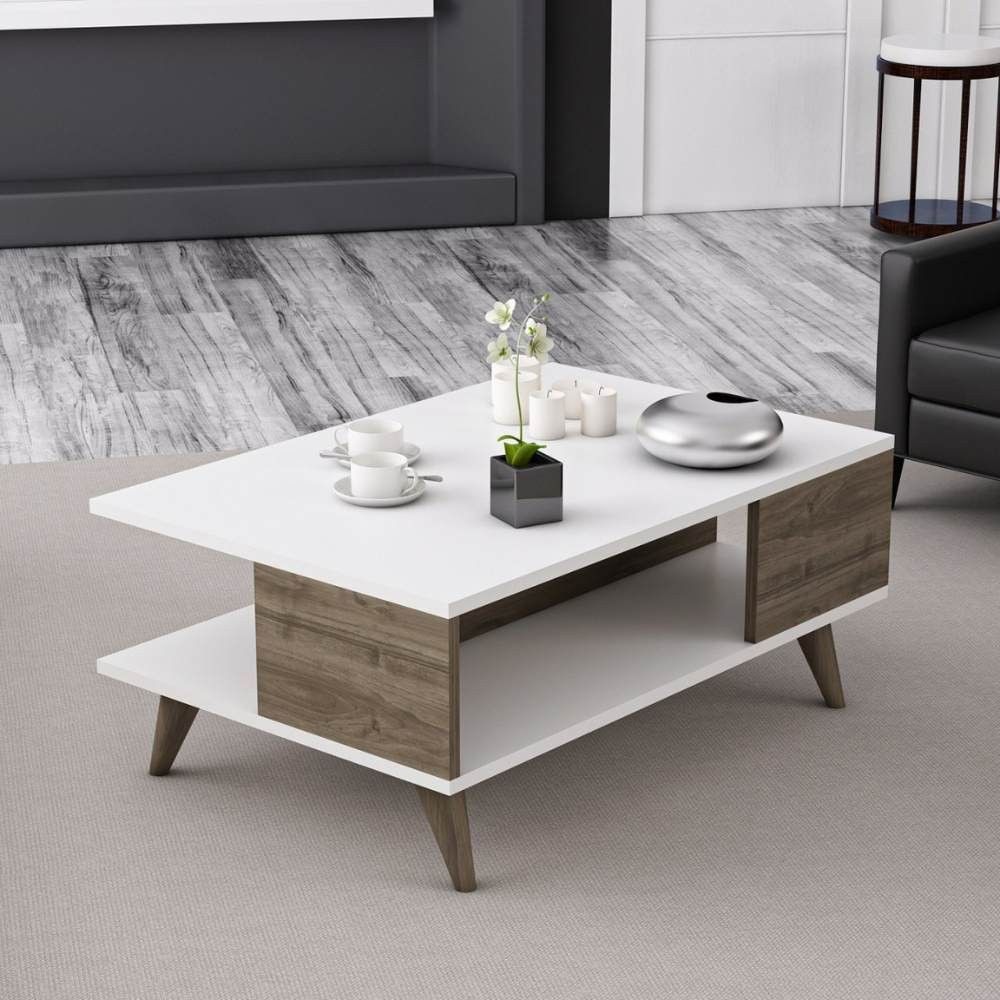 Tavolino comodino di design Elos colore bianco 25x25x60h destro