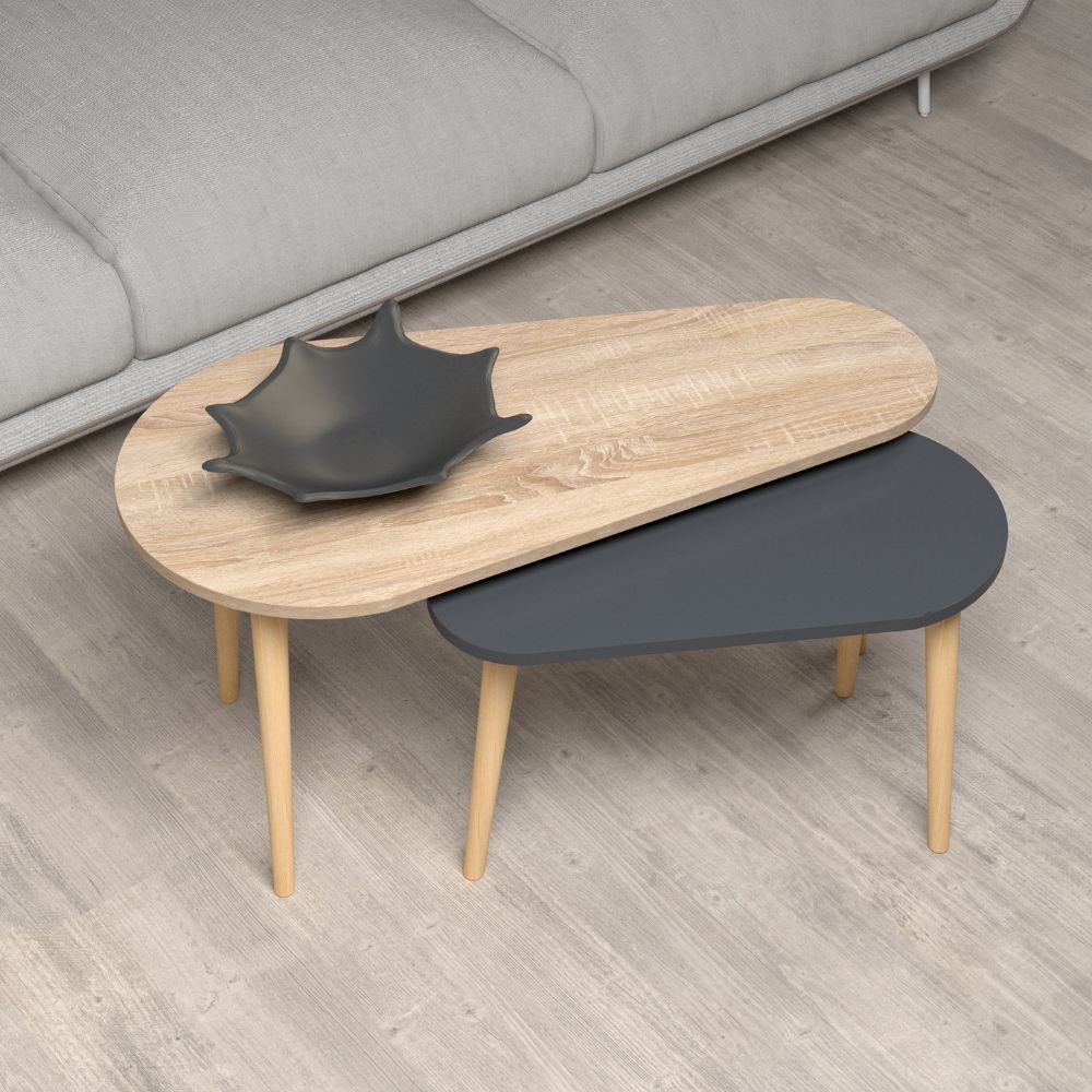 DESIGN - Beauty-case grigio gommato con doppio scomparto DESIGN - Beauty-case grigio gommato con doppio scomparto