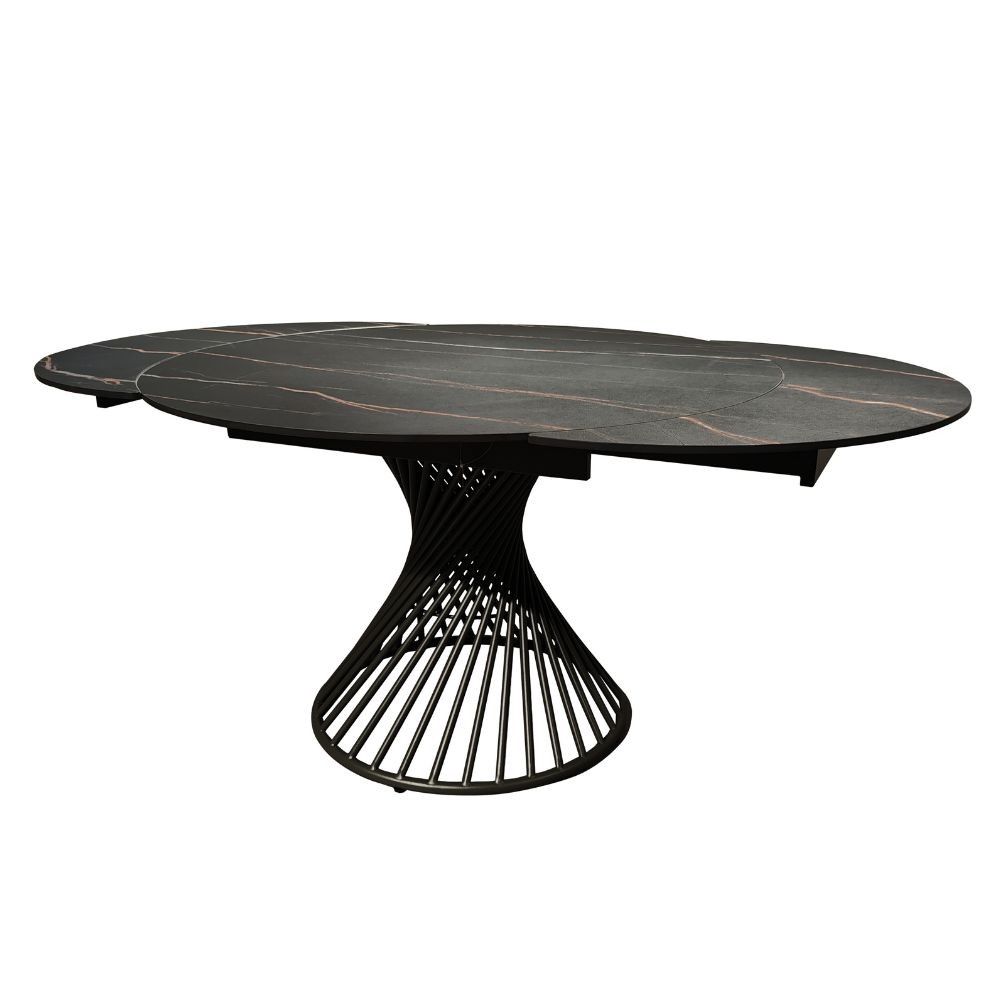 SANTEX 6787-60-30, Chemin de table Âge étincelant métal Noir/Or, 60 ans