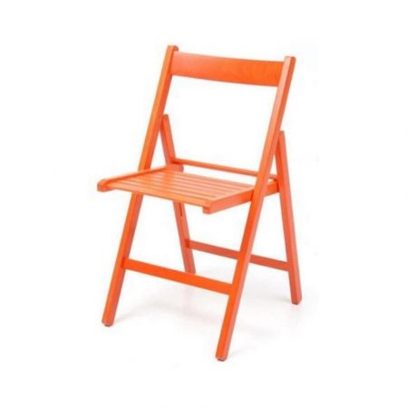 Sedia pieghevole Penelope in legno bianco set 4 pezzi