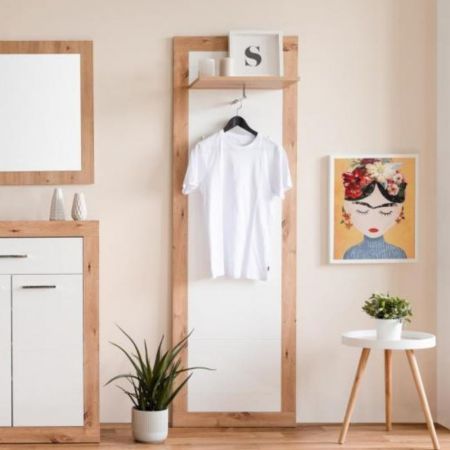 Mobile ingresso scarpiera Holdon colore tortora dark coffee