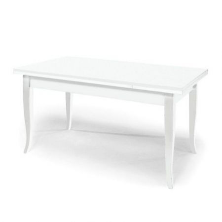 Tavolo quadrato allungabile Verona bianco 90x90