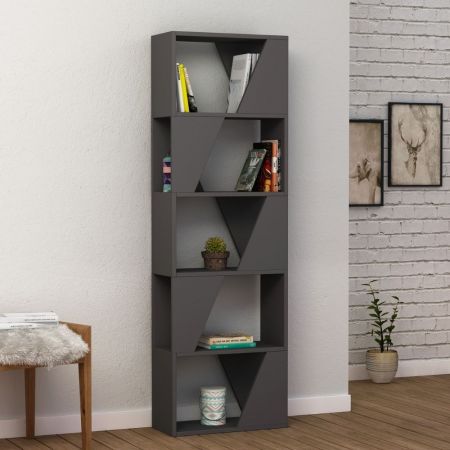 Libreria Manco bianca 6 ripiani 122x25.5x188H