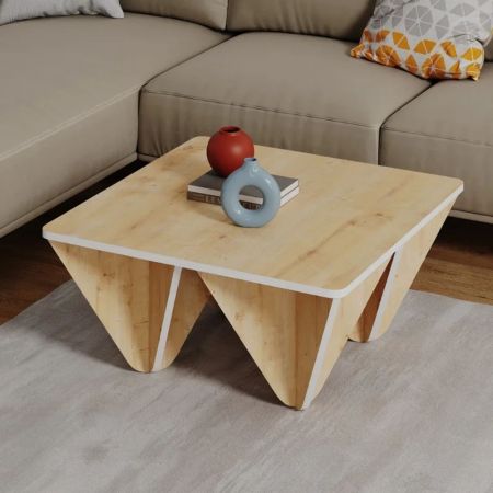 Tavolino comodino di design Elos bianco 27x25x60h sinistro