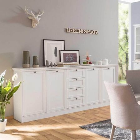 Madia Gora 180 cm struttura colore noce hitit con ante cashmere