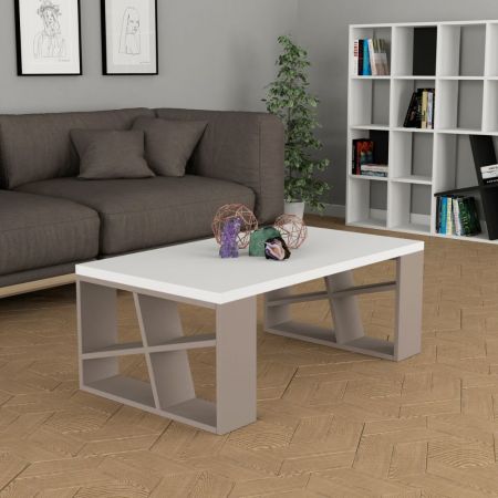 Tavolino rotondo Salice in vetro temperato 54x45x50 cm