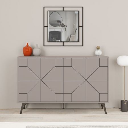 Credenza a giorno Sumatra20A antracite bifacciale