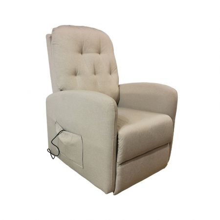 Poltrona Wing recliner 6 punti massaggianti in ecopelle colore nero