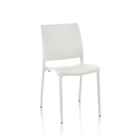 Sedia imbottita Cascade in tessuto colore ruggine set 2 pezzi