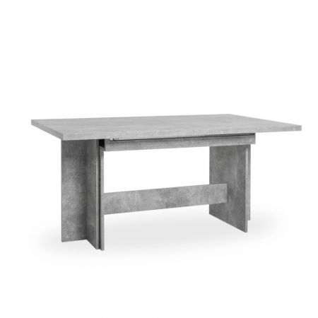 Tavolo pieghevole 10151 60x90 marmo bianco e gambe bianco
