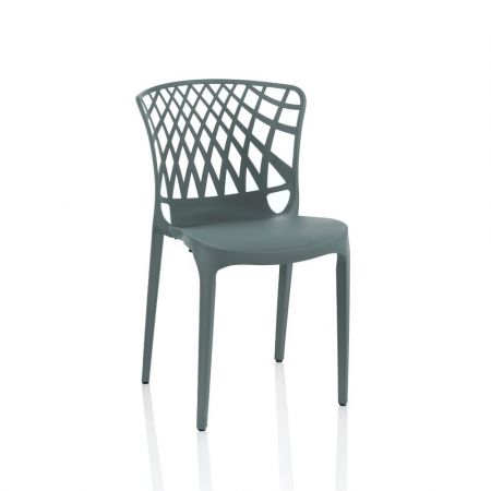 Sgabello regolabile Mosva colore verde con gambe nere opache