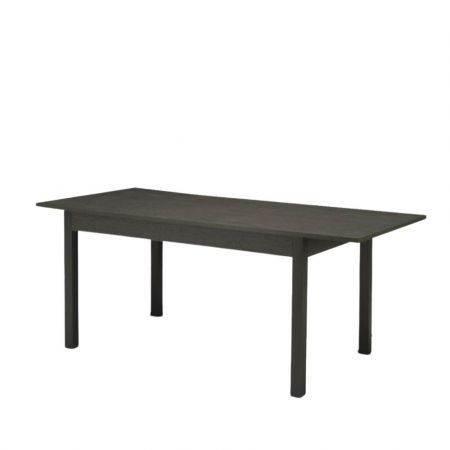 Tavolo rettangolare Manila rovere gambe tonde alluminio 180x100 cm