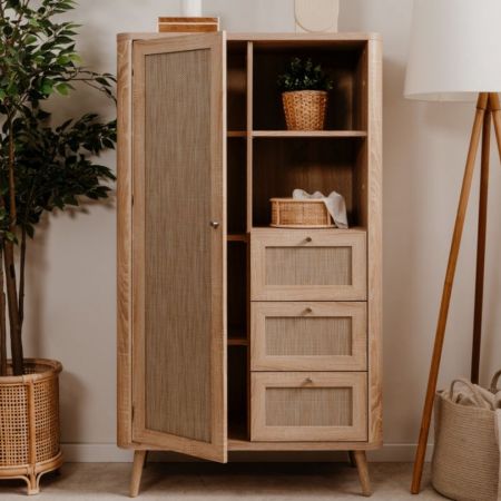 Credenza a giorno Sumatra20A antracite bifacciale