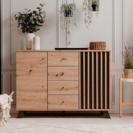 Credenza a giorno Sumatra20A bianca bifacciale