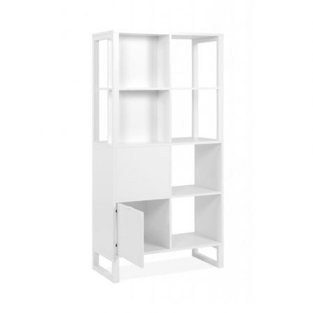 Credenza Mogol bianco lucido ossido 108x42x127H