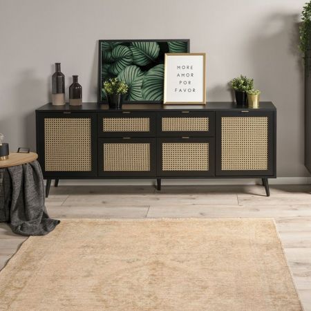 Credenza alta Denver 51 L120XP40XH140 quercia antracite