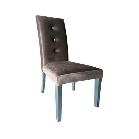 Sedia Aseat seduta colore grigio con retro colore tortora