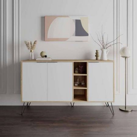 Credenza Bali 53ANEW 2 ante e 2 cassetti effetto vimini