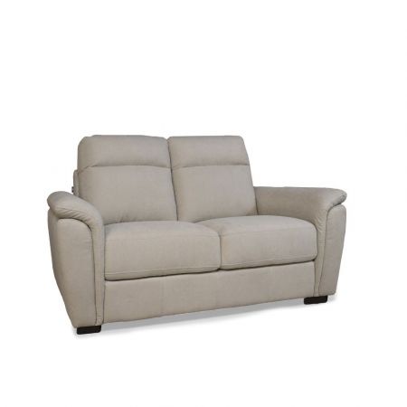 Divano 2 posti Thun 2 recliner elettrici effetto nabuk grigio