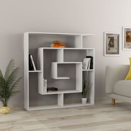 Libreria design Apollon rovere e antracite