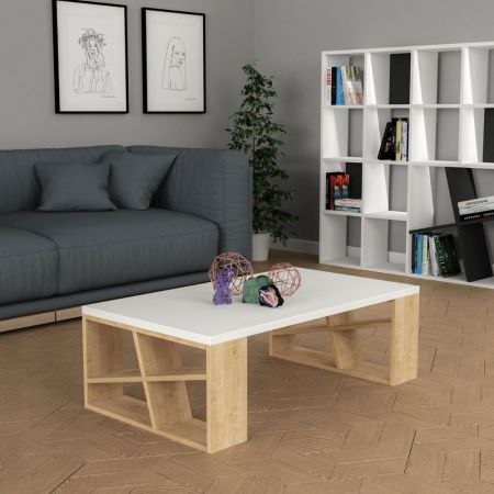 Tavolino da salotto Diamond quadrato rovere