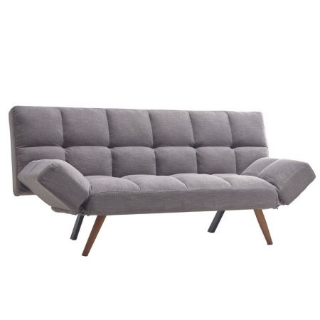 Divano letto contenitore Montana 3 posti colore grigio Mina 10