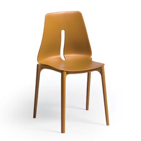 Sgabello Mey in tessuto Nordic 16 grigio cenere con gambe in metallo nere