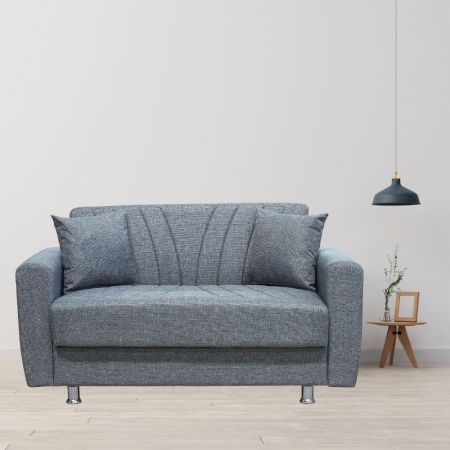 Divano Malpensa 3 posti letto contenitore grigio