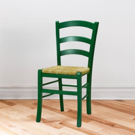 Sedia Cromica in legno cremisi set 2 pezzi