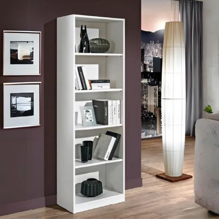 Libreria bifacciale Rail bianco 79x166,5