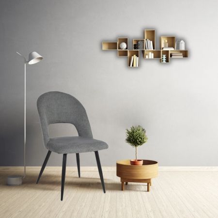 Pouf letto singolo pieghevole Vega tessuto colore grigio