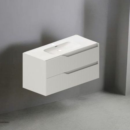 Colonna pensile bagno Jorge 2 ante grigio opaco 30x24x140