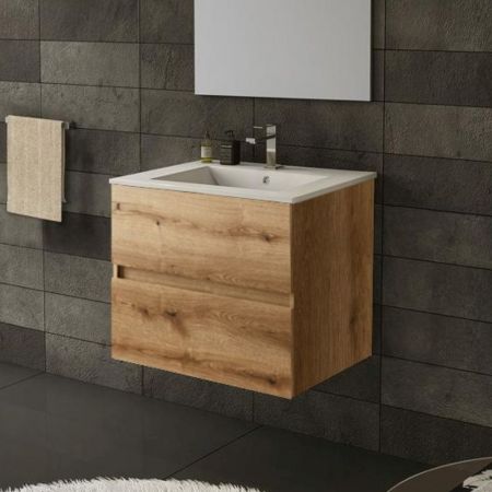 Laundry mobile bagno con anta 36x50x85,5 olmo