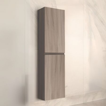 Mobile bagno sospeso Sevilla con 2 cassetti 100x44.6x52 cm colore rovere quercia