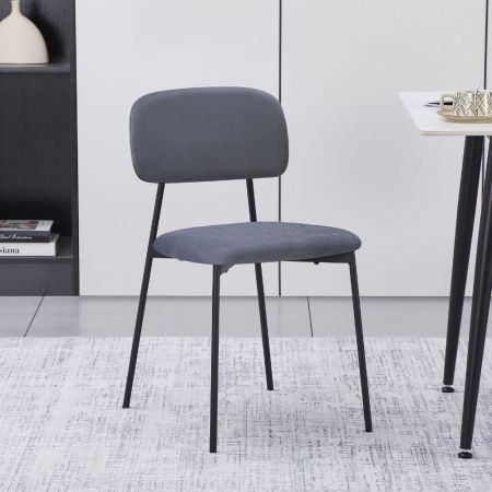 Sedia Aseat seduta colore grigio con retro colore tortora
