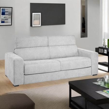 Divano Sarah 2 posti nabuk grigio
