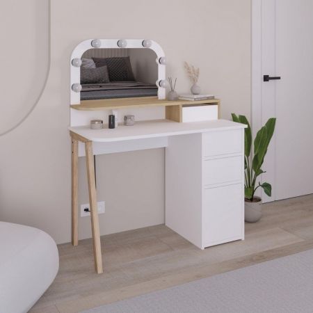 Scarpiera shc520 a due ante a ribalta  rovere
