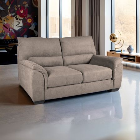 Divano Kendall con penisola reversibile letto estraibile grigio Barrel 90