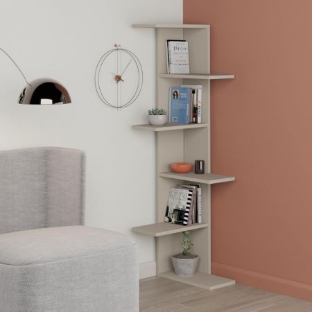 Libreria Hawai 9 compartimenti colore bianco larice
