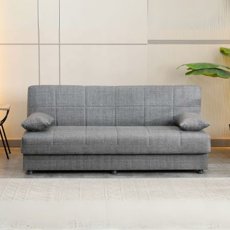 Divano Chicago 3 posti reclinabile grigio Twist 20