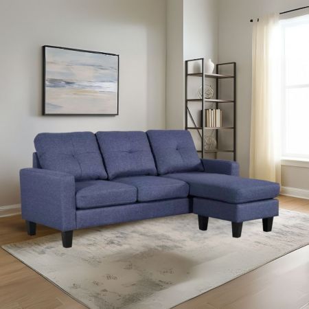 Divano letto contenitore Economix 3 posti colore grigio Mina 11