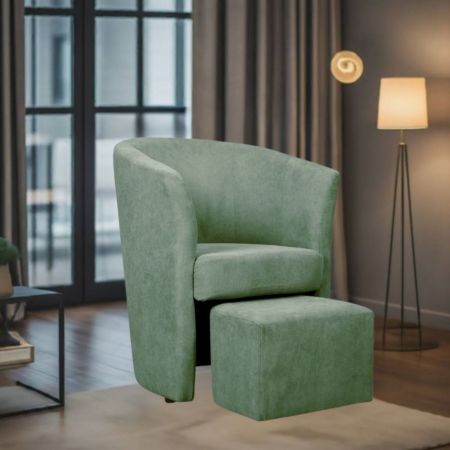 Djerba tessuto crema Soro 23 con pouf estraibile