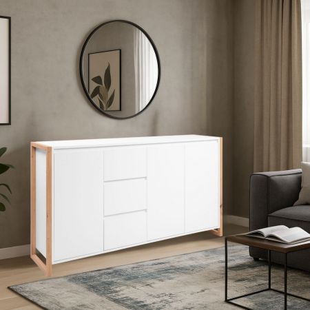 Credenza Bali 53ANEW 2 ante e 2 cassetti effetto vimini Credenza Bali 53ANEW 2 ante e 2 cassetti effetto vimini