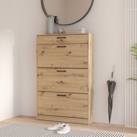 Mobile multiuso Lucio 2 ante H 120cm. colore rovere