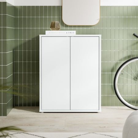 Mobile multiuso Medea 2 ante colore cashmere 74.5x34.9xH 99.1 cm.