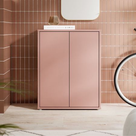 Carrello service multiuso Tier 3 ripiani con rotelle in metallo bianco