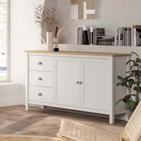 Credenza alta Denver 51 L120XP40XH140 quercia antracite