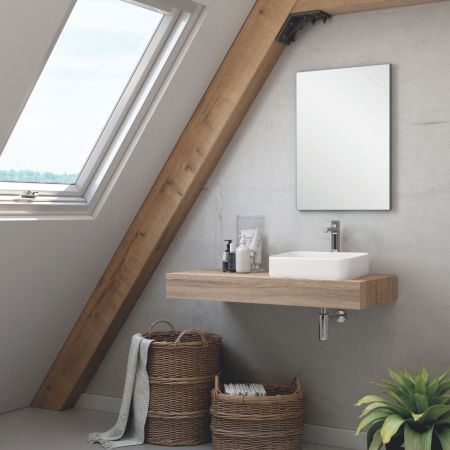 Mobile bagno sospeso Modular con due cassettoni 100x45x50 cm colore cashemere Mobile bagno sospeso Modular con due cassettoni 100x45x50 cm colore cashemere